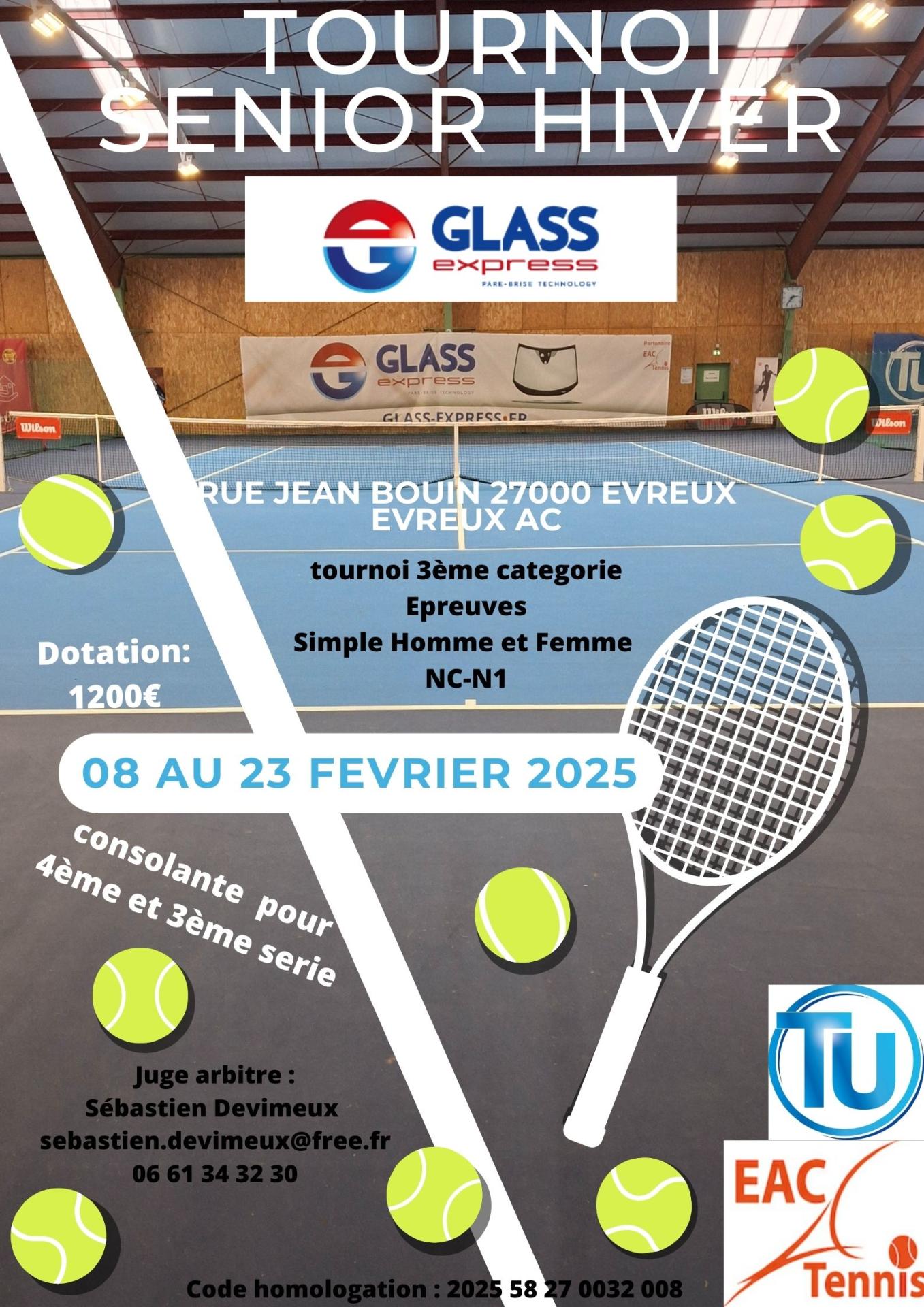 Eac affiche competition sportive tournoi de tennis 4